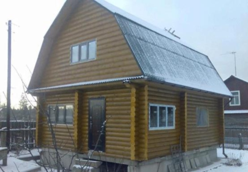 Строительство дома из оцилиндрованного бревна в кирове